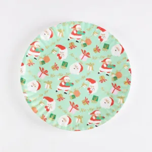 16" Santa "Paper" Melamine Platter