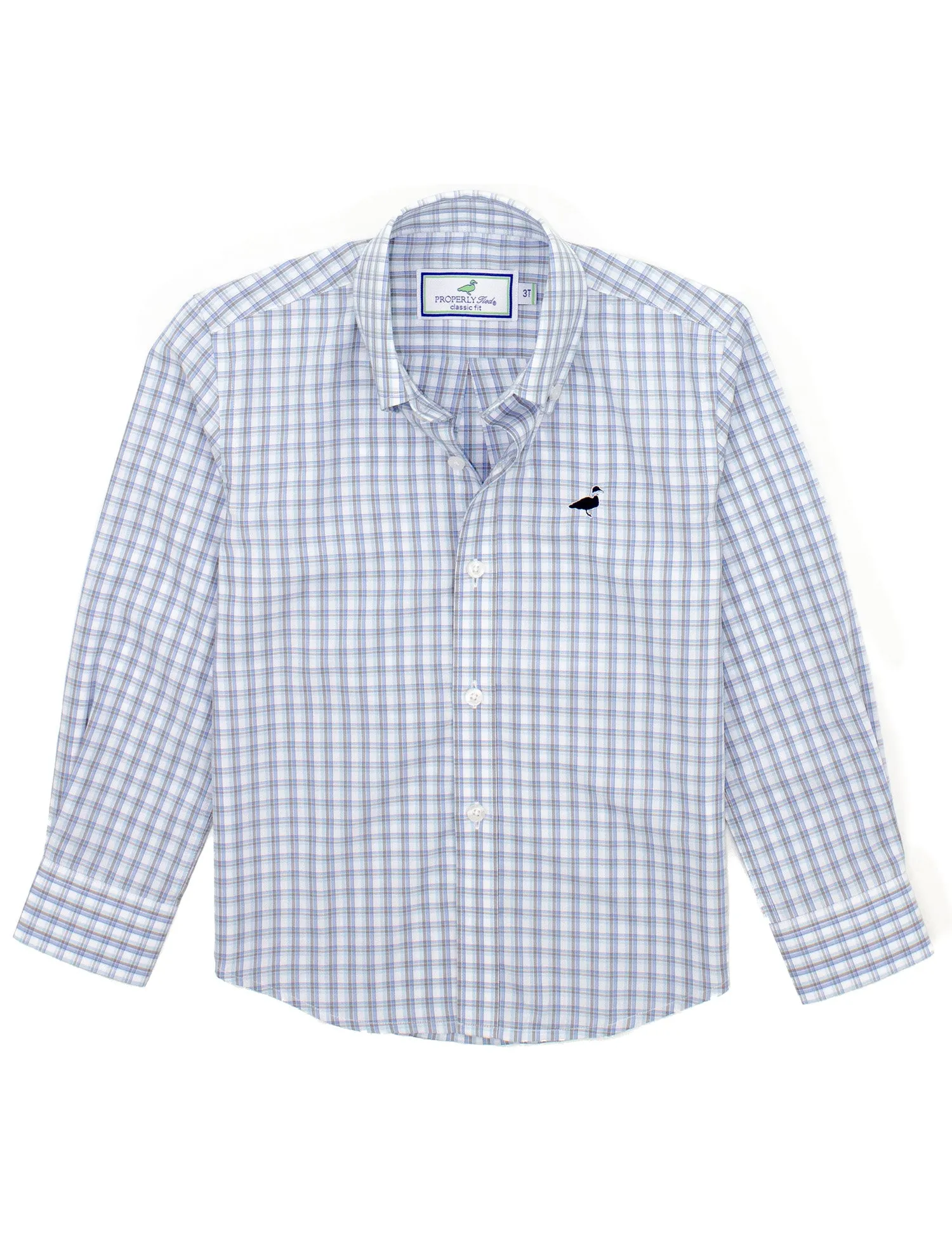 Boy's Seasonal Sportshirt- Slate Lake