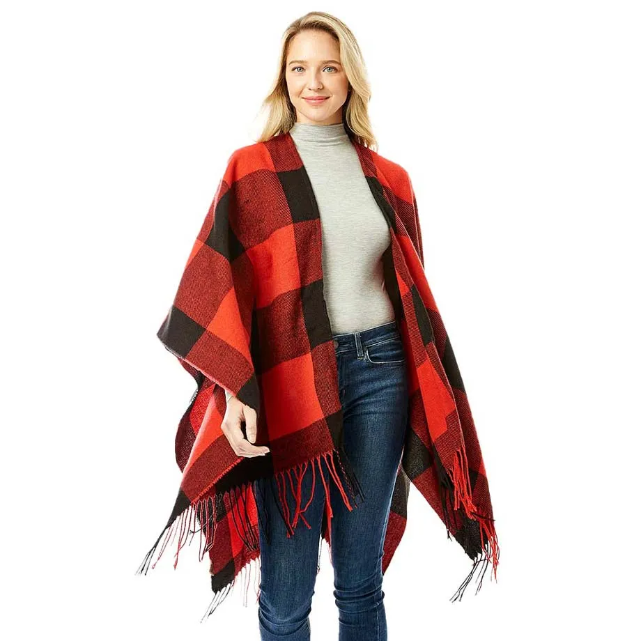 Buffalo Plaid Ruana