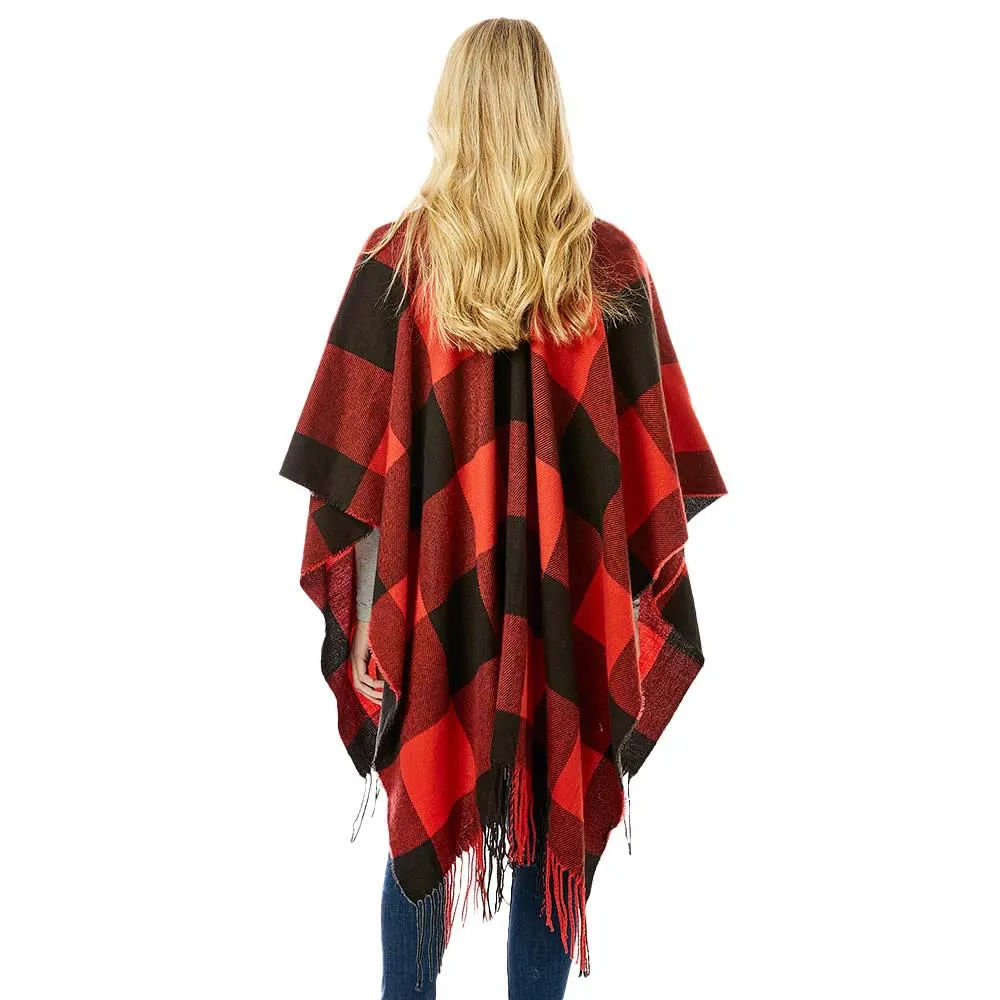 Buffalo Plaid Ruana