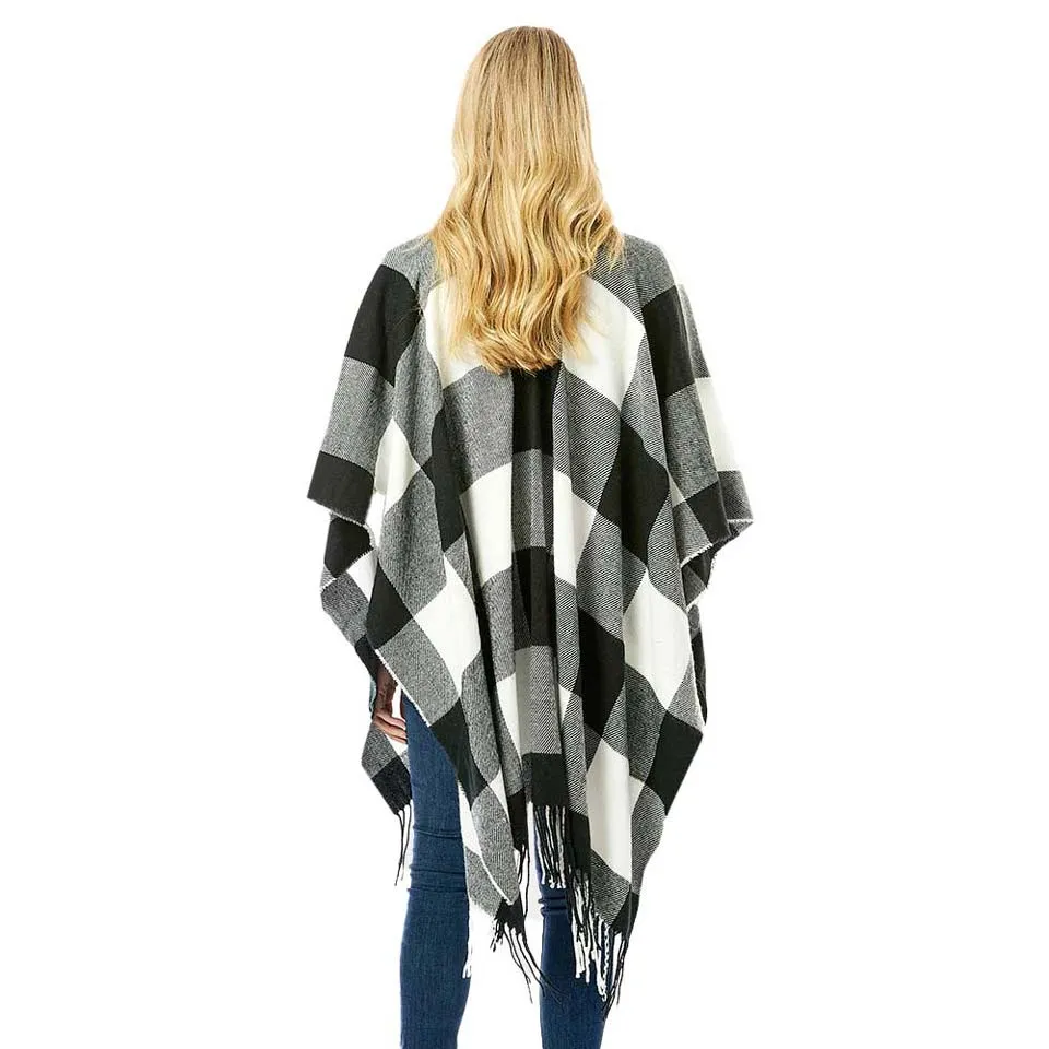 Buffalo Plaid Ruana