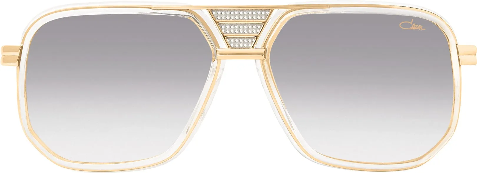 CAZAL 666 003 CRYSTAL GOLD/GREY GRADIENT LENS