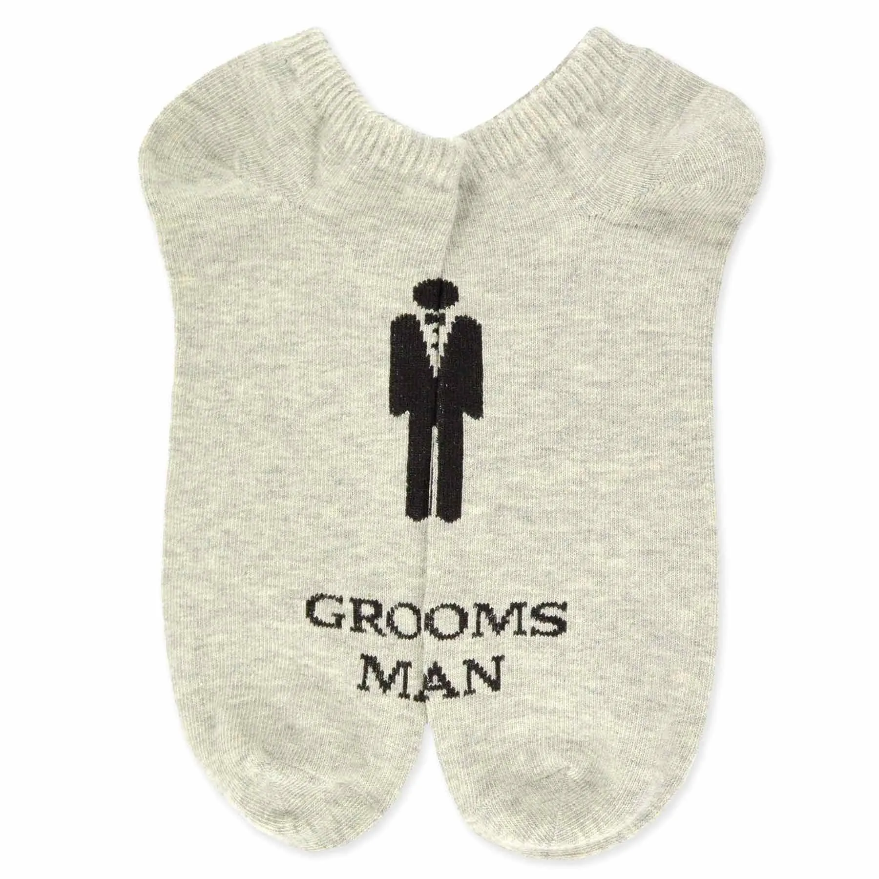 TeeHee Socks Men's Wedding Cotton No Show 6-Pack (51139)