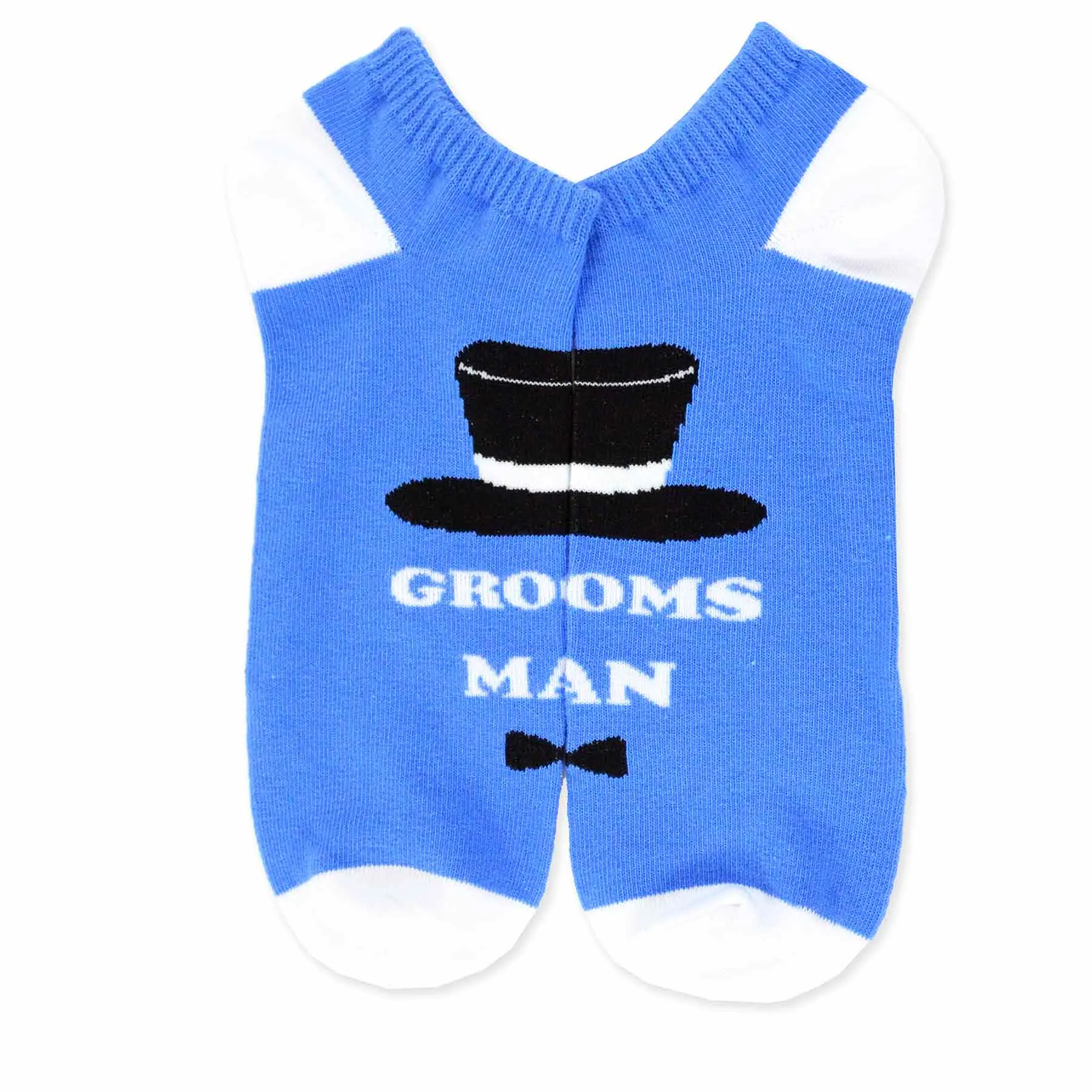 TeeHee Socks Men's Wedding Cotton No Show 6-Pack (51139)