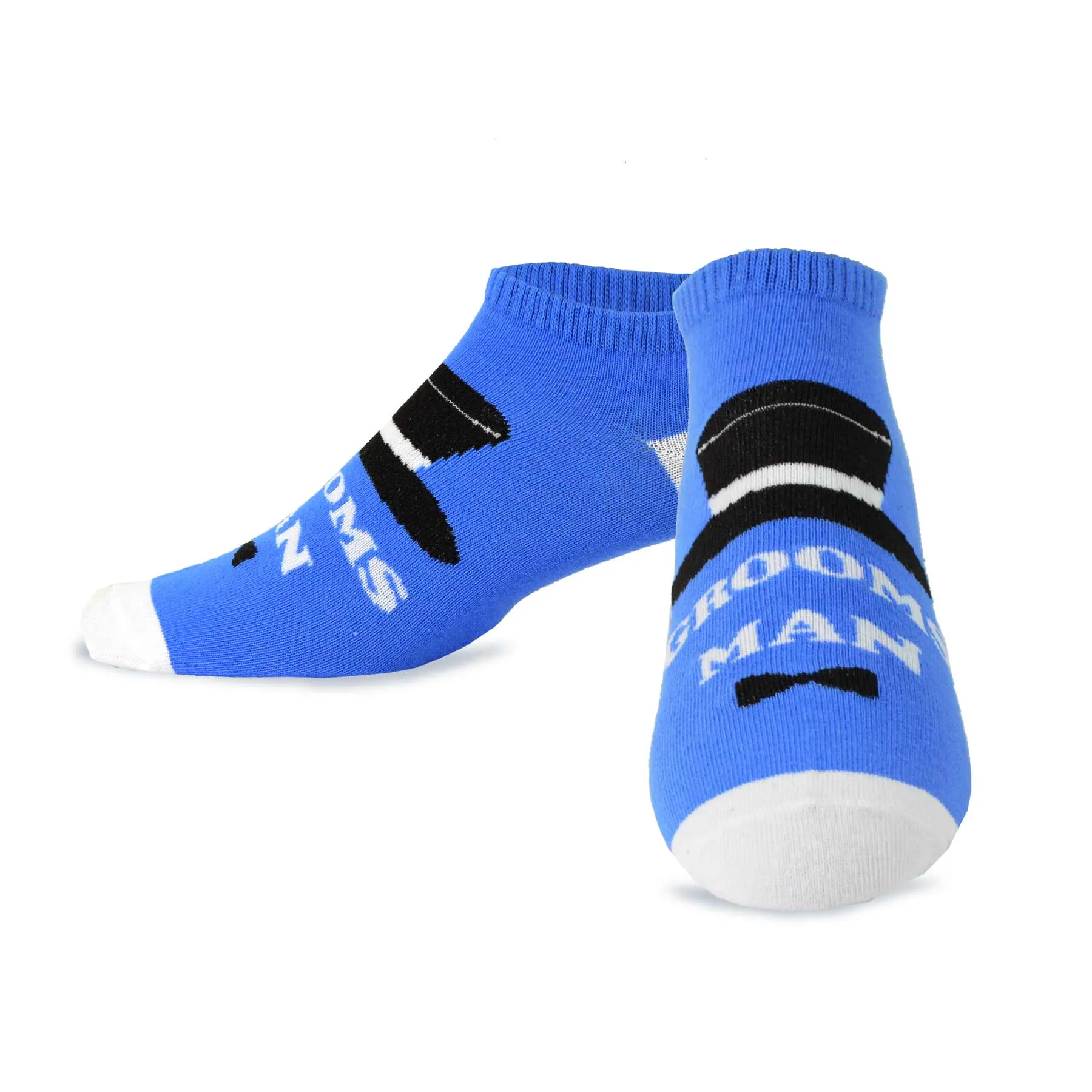 TeeHee Socks Men's Wedding Cotton No Show 6-Pack (51139)