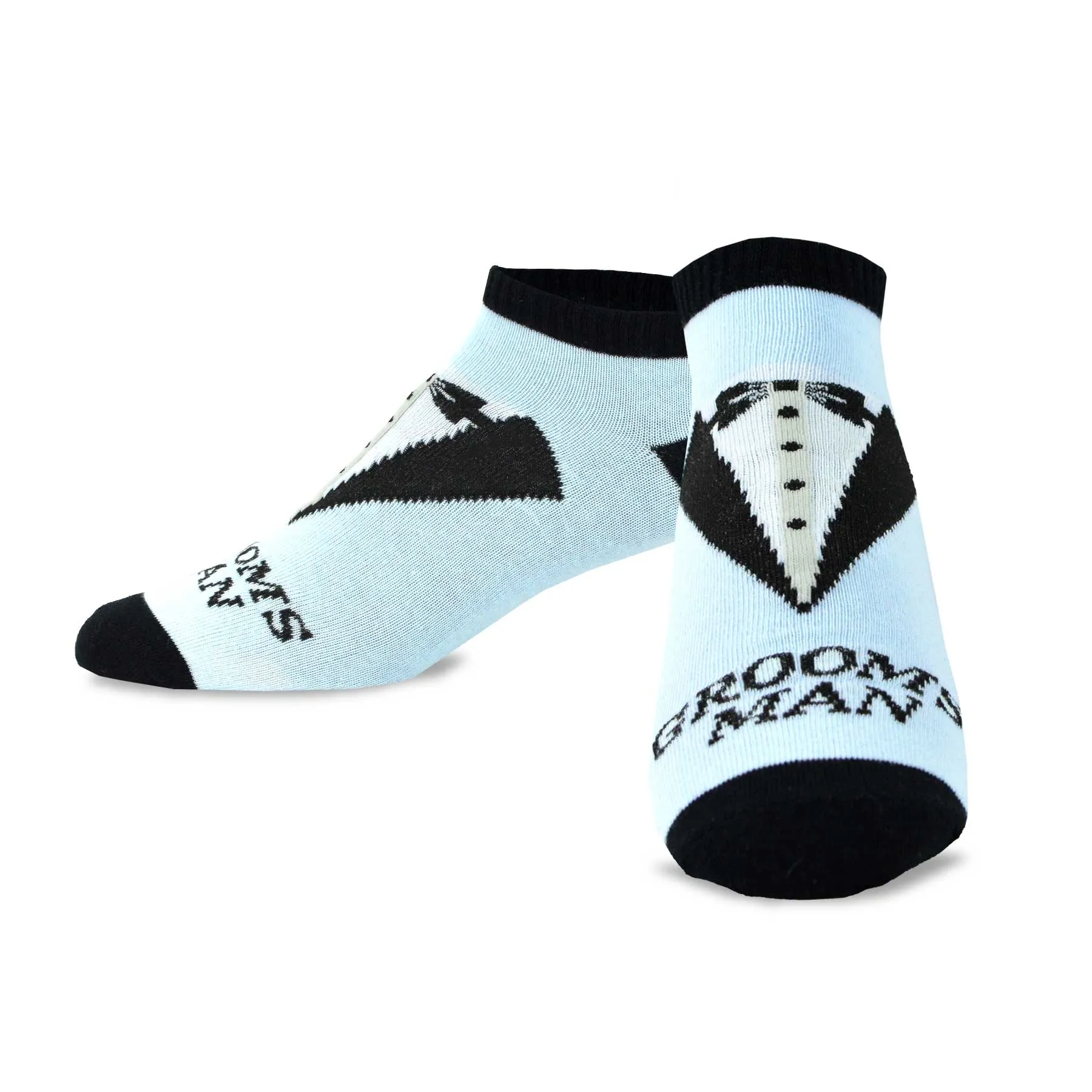 TeeHee Socks Men's Wedding Cotton No Show 6-Pack (51139)